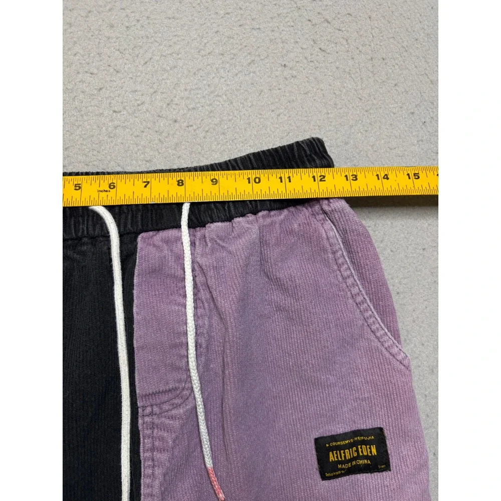 Aelfric Eden Cargo Pants Women S Multicolor Patchwork Corduroy Y2K Streetwear